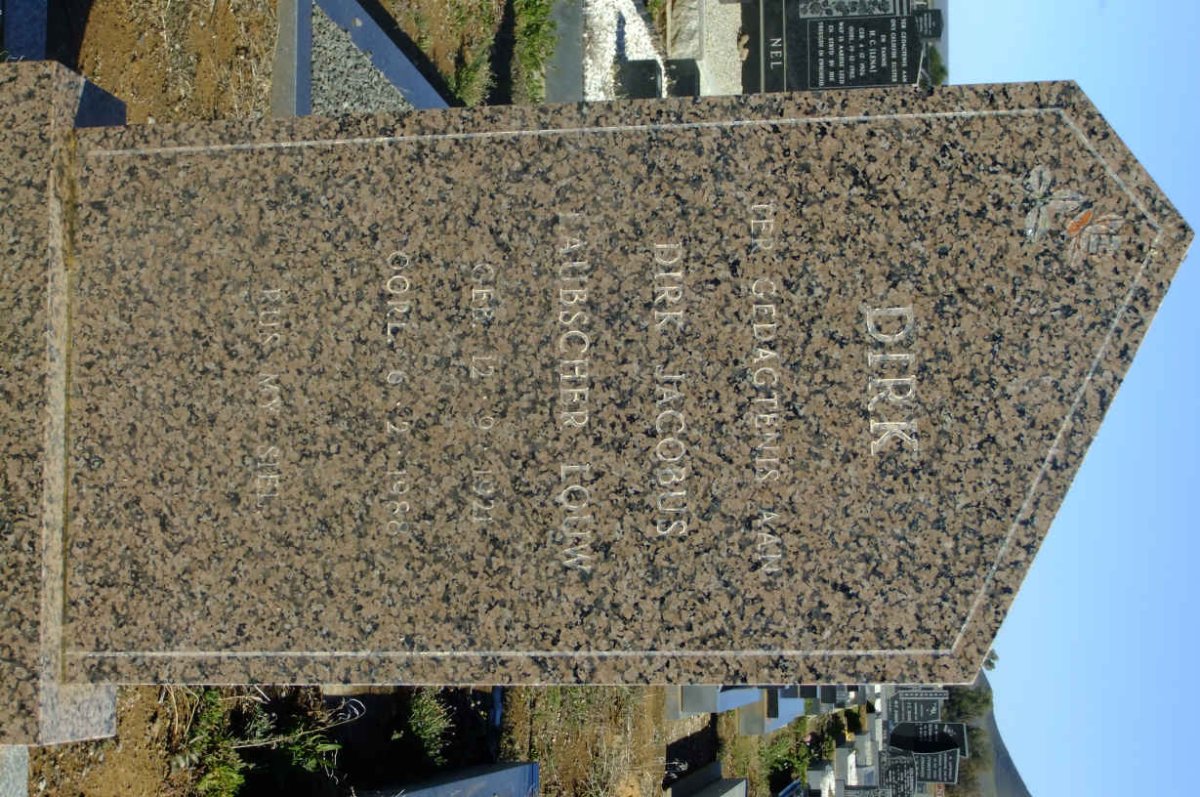 LOUW Dirk Jacobus Laubscher 1921-1988
