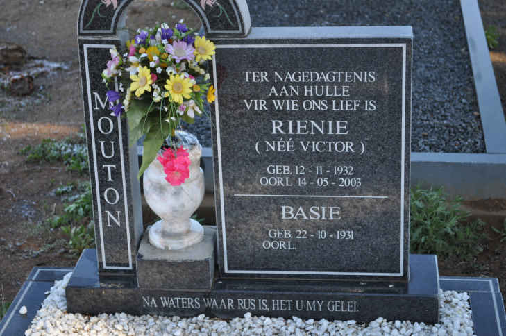 MOUTON Basie 1931- &amp; Rienie VICTOR 1932-2003