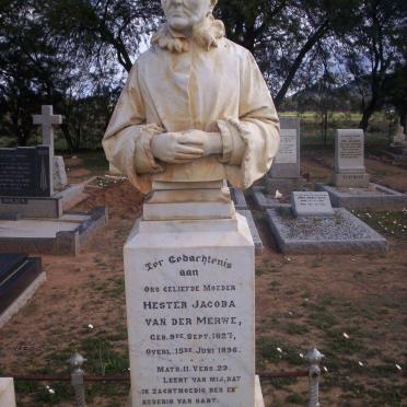 MERWE Jacobus N., van der 1829-1907 &amp; Hester Jacoba 1827-1896