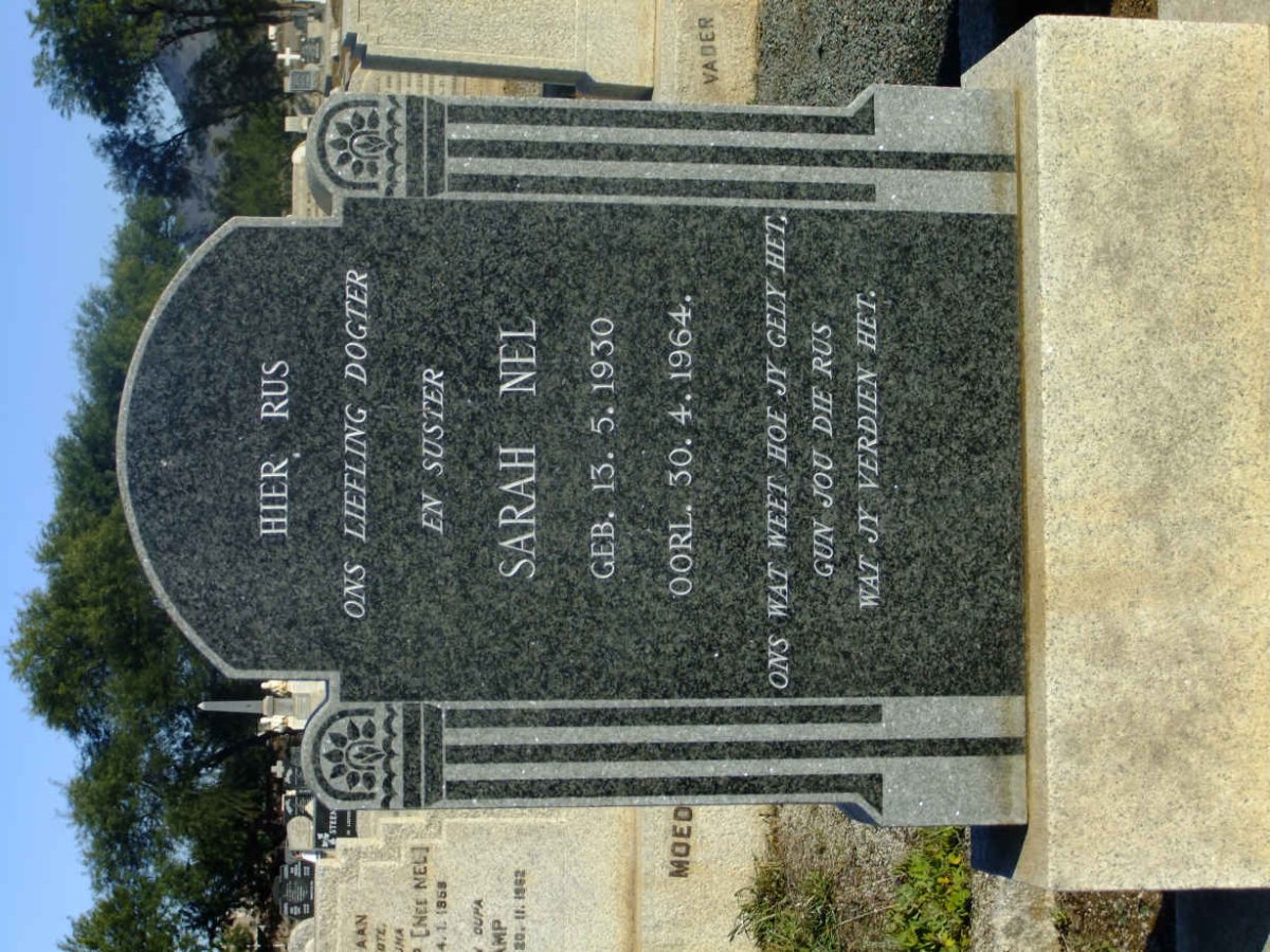 NEL Sarah 1930-1964