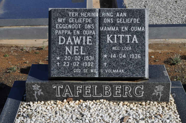 NEL Dawie 1931-1992 &amp; Kitta LOCK 1936-