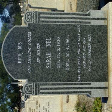 NEL Sarah 1930-1964