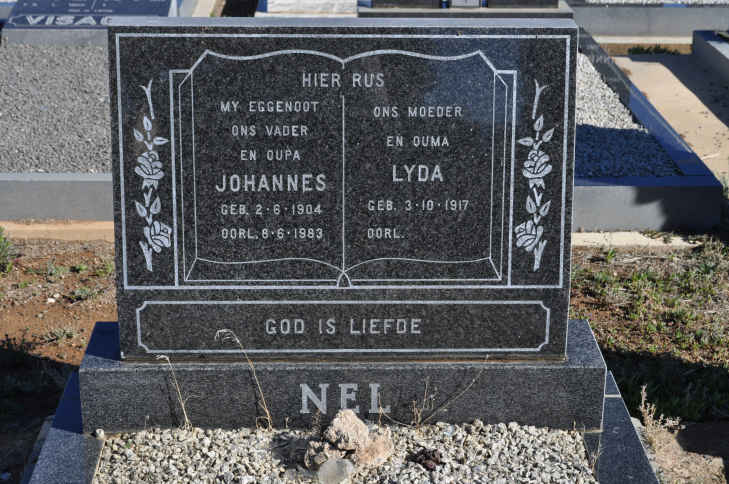NEL Johannes 1904-1983 &amp; Lyda 1917-