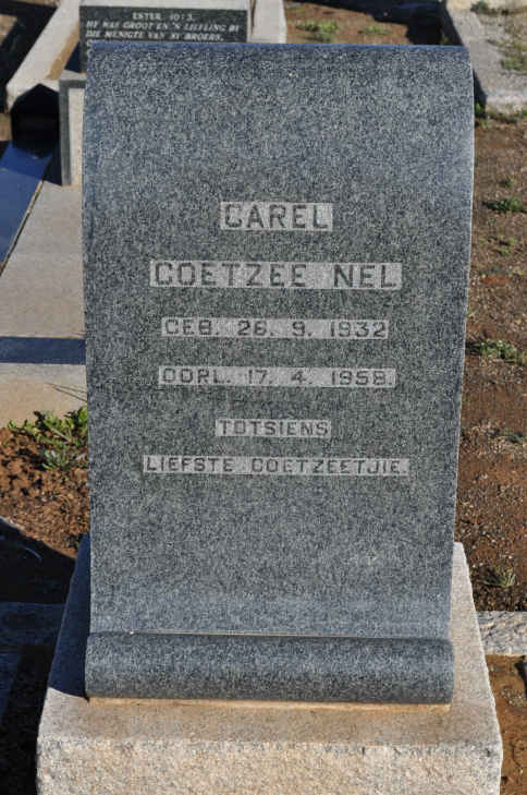 NEL Carel Coetzee 1932-1958