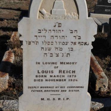 REICH Louis 1879-1926