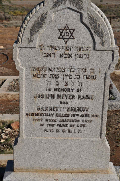 RABIE Joseph Meyer -1901 :: ZALKOV Barnett -1901