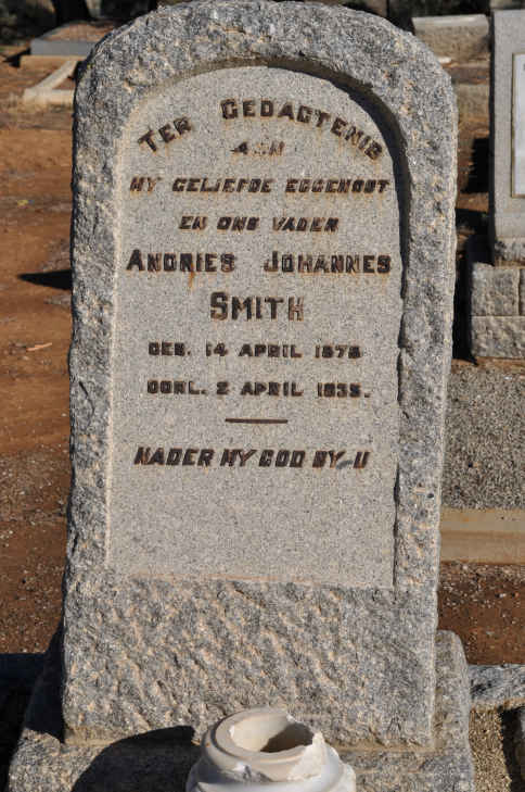 SMITH Andries Johannes 1875-1935