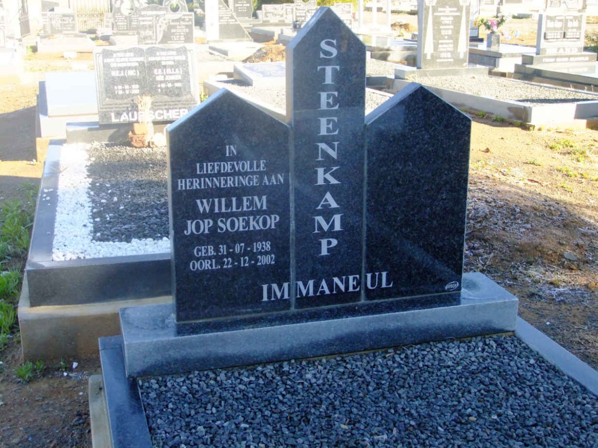 STEENKAMP Willem Job Soekop 1938-2002