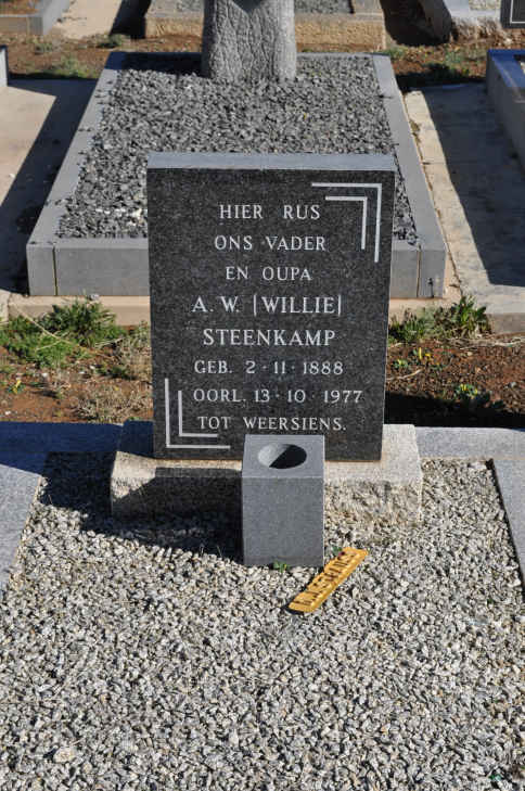 STEENKAMP A.W. 1888-1977