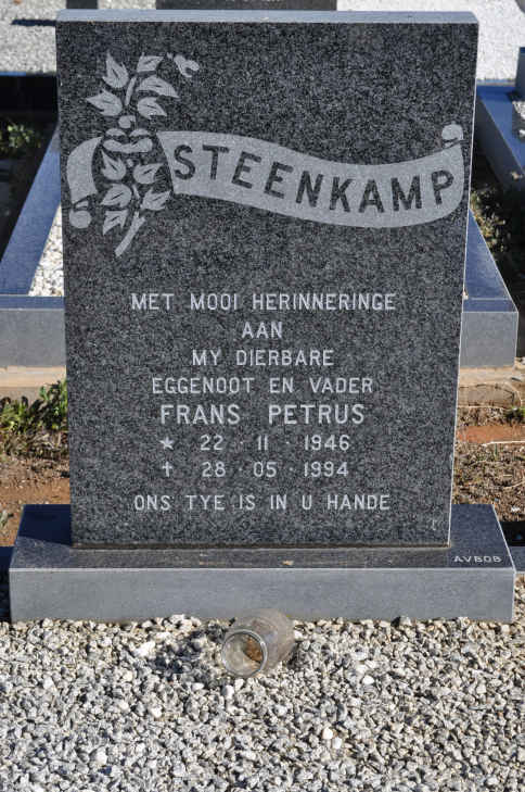 STEENKAMP Frans Petrus 1946-1994