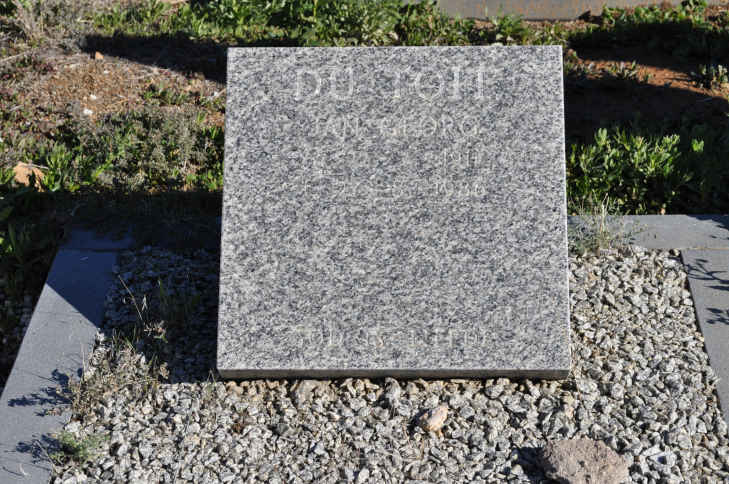 TOIT Jan Georg, du 1911-1986