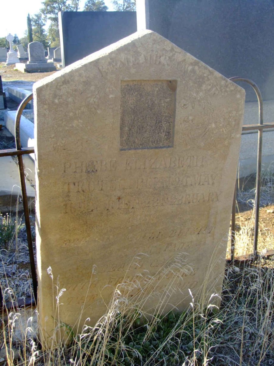 TRUTER Phoebe Elizabeth 1897-1898