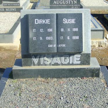 VISAGIE Dirkie 1911-1983 &amp; Susie 1918-1998