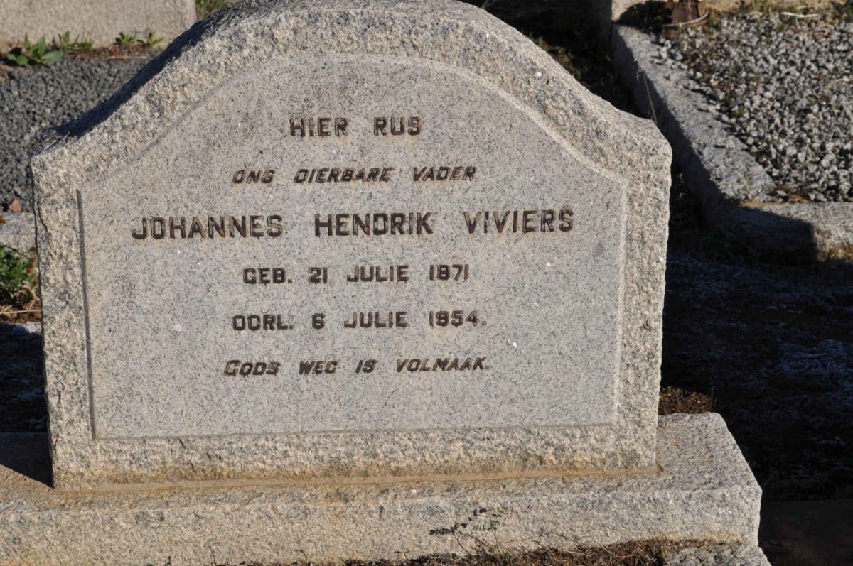 VIVIERS Johannes Hendrik 1871-1954