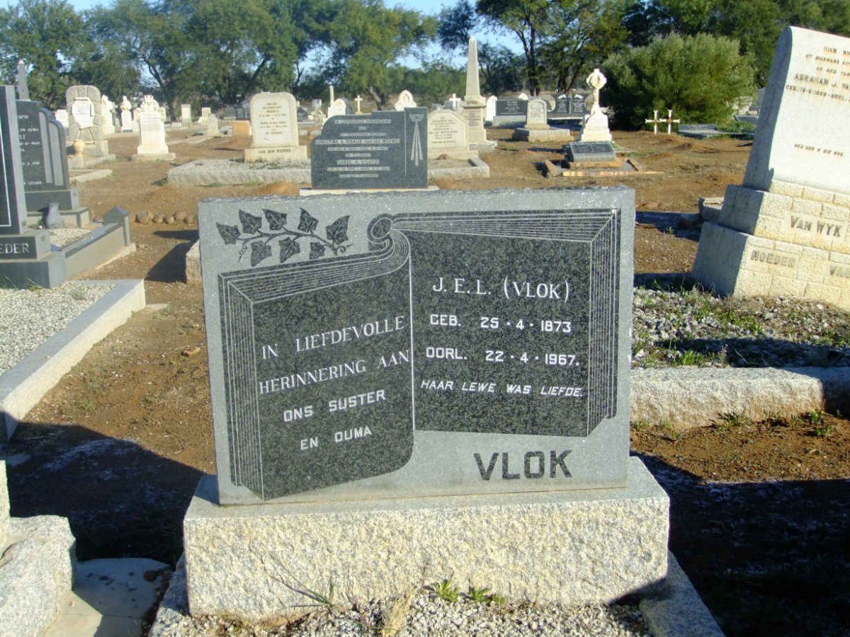 VLOK J.E.L. 1873-1967