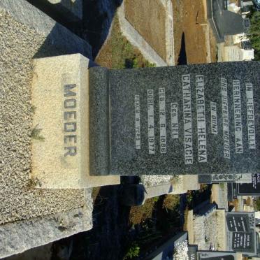 VISAGIE Elizabeth Helena Catharina nee NEL 1886-1977