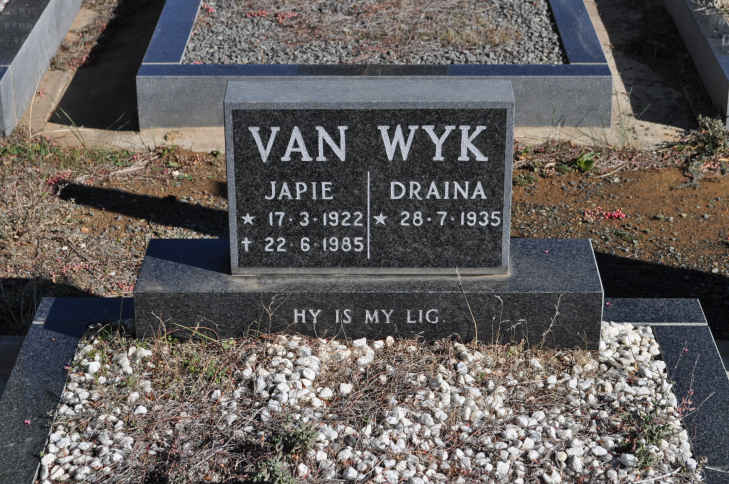WYK Japie, van 1922-1985 &amp; Draina 1935-