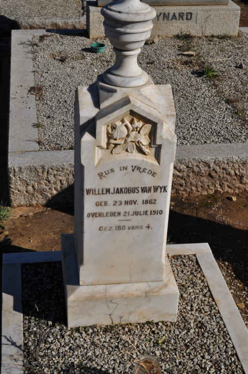 WYK Willem Jakobus, van 1862-1910