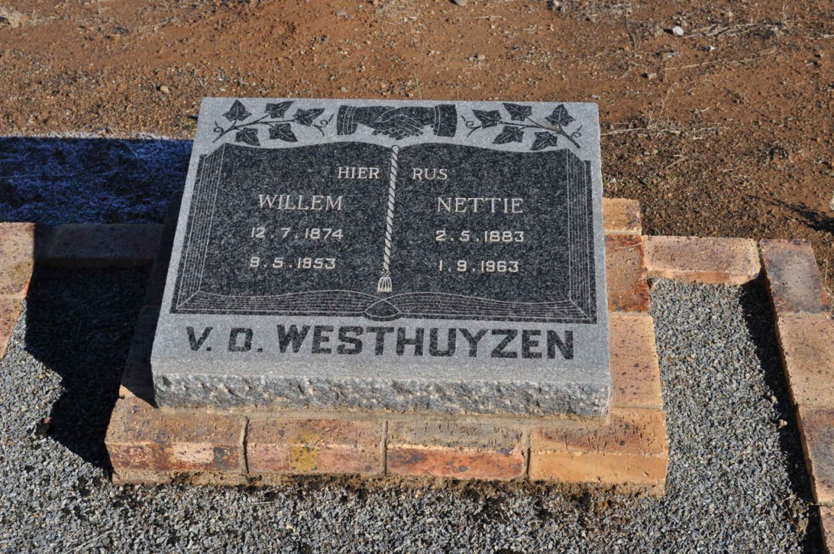 WESTHUYZEN Willem, v.d. 1874-1953 &amp; Nettie 1883-1963