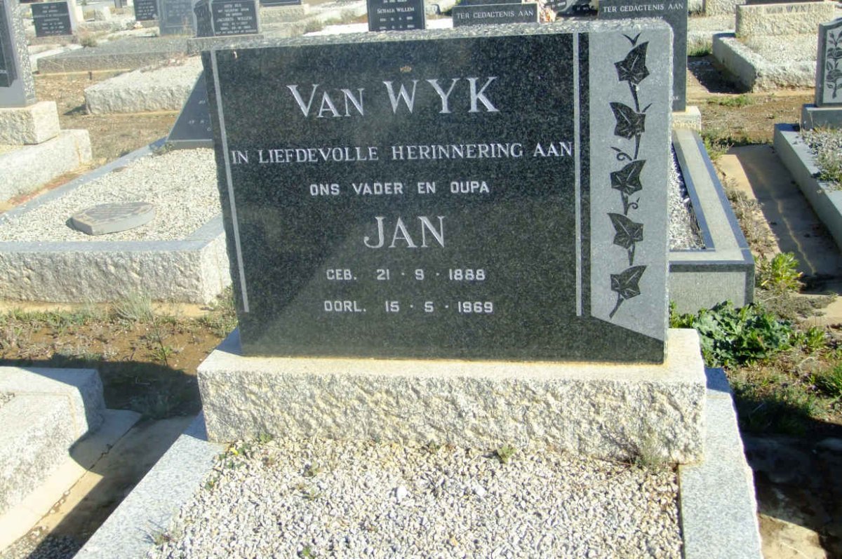 WYK Jan, van 1888-1969