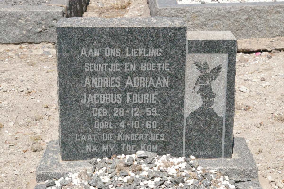 FOURIE Andries Adriaan Jacobus 1959-1960