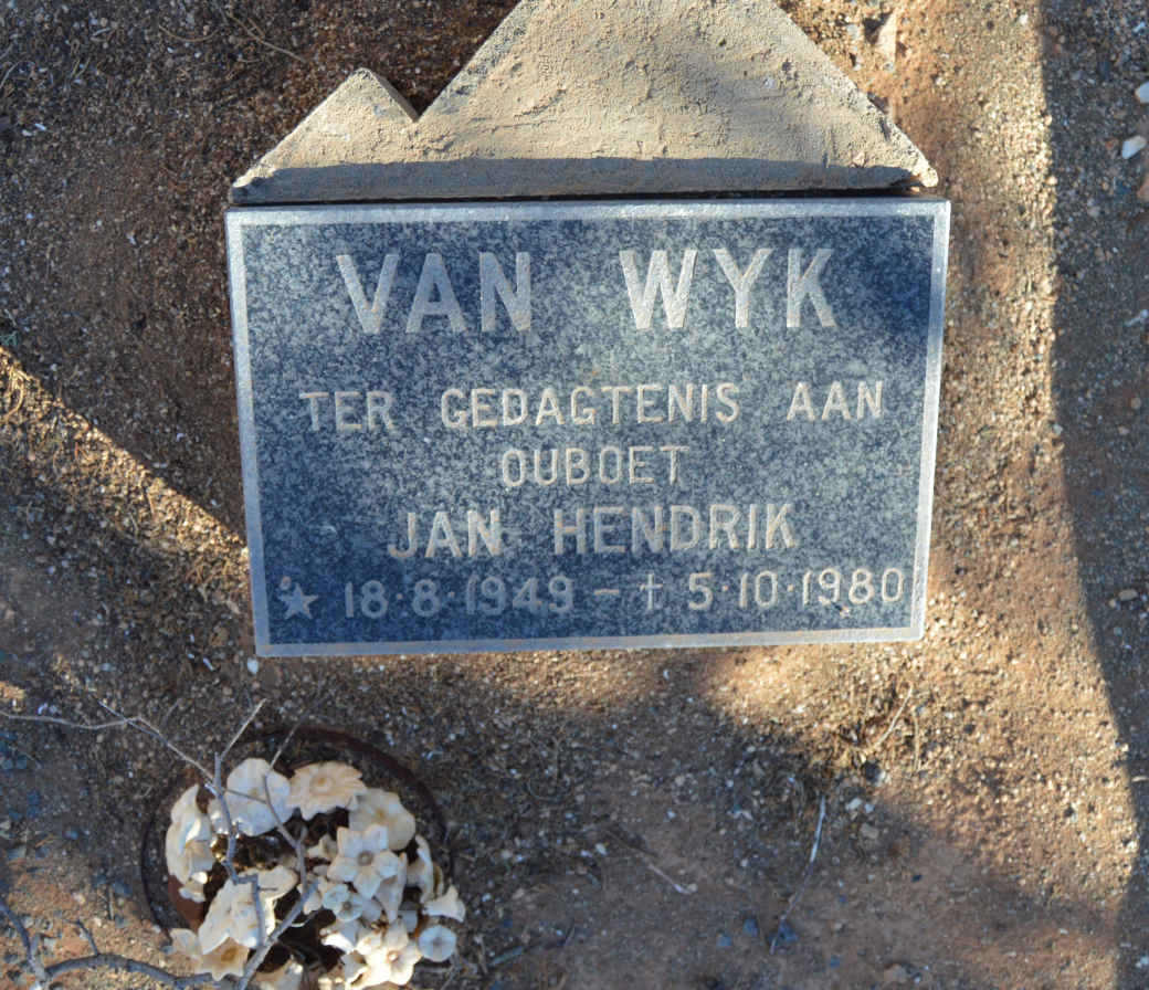 WYK Jan Hendrik, van 1949-1980