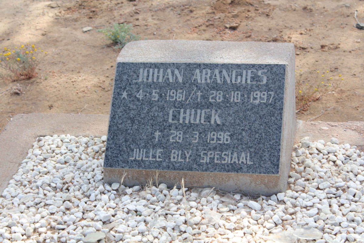 ARANGIES Johan 1961-1996 :: ?? Chuck -1996