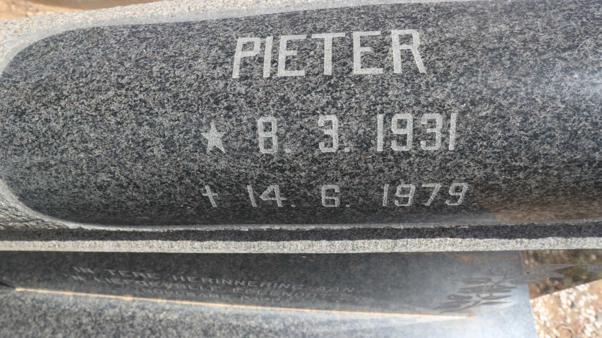 AARDE Pieter, van 1931-1979 &amp; Stephanie A. 1937-2008