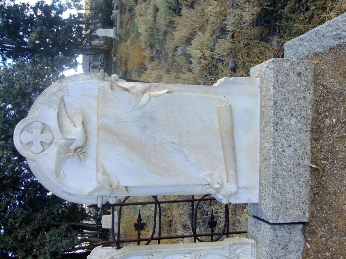 BROODRYK Petrus Johannes 1851-1895
