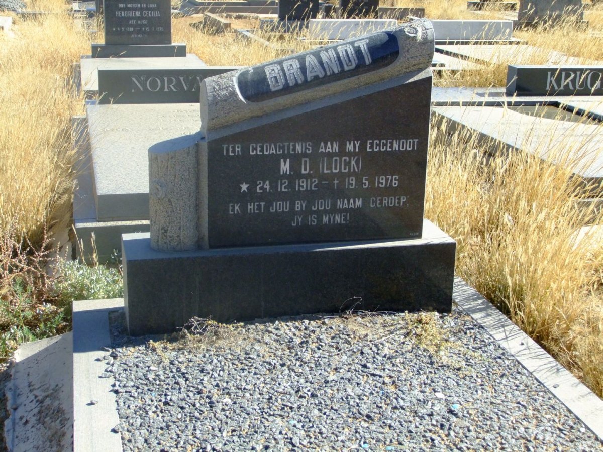 BRANDT M.D. 1912-1976