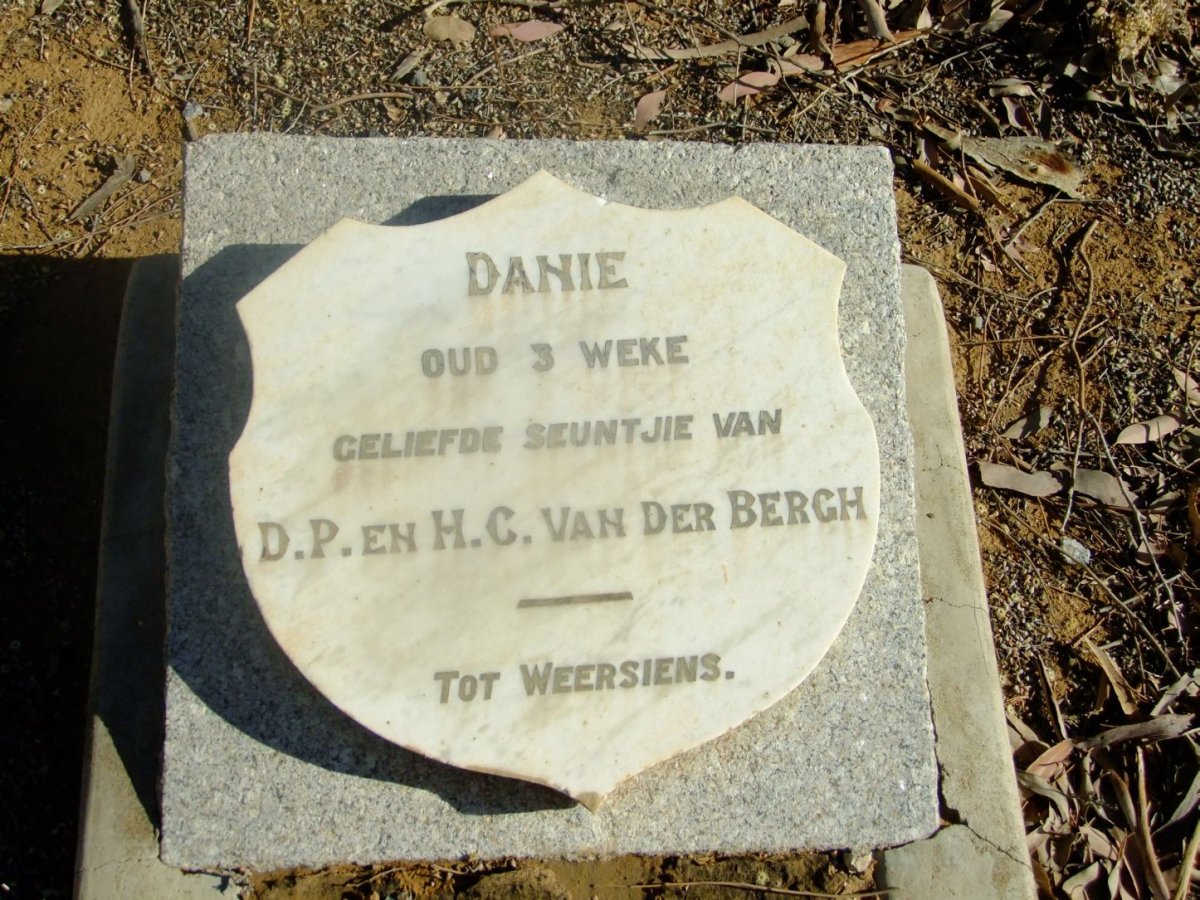 BERGH Danie, van der