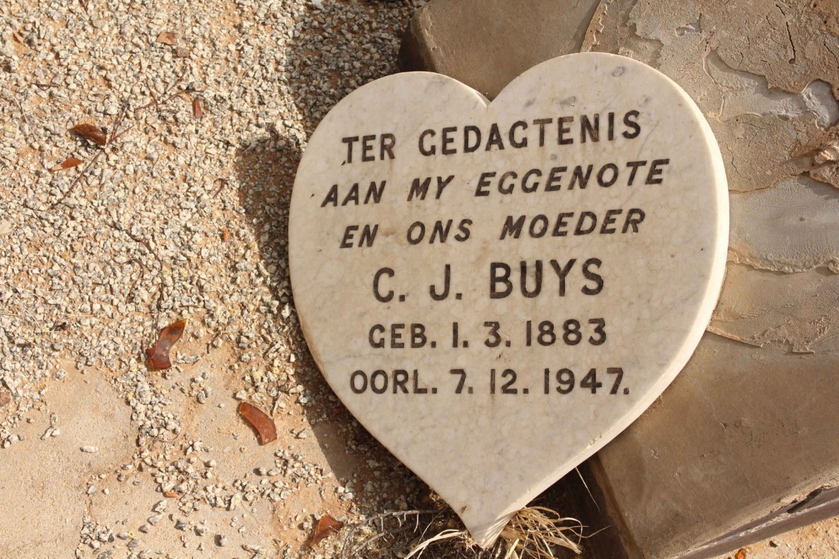 BUYS C.J. 1883-1947