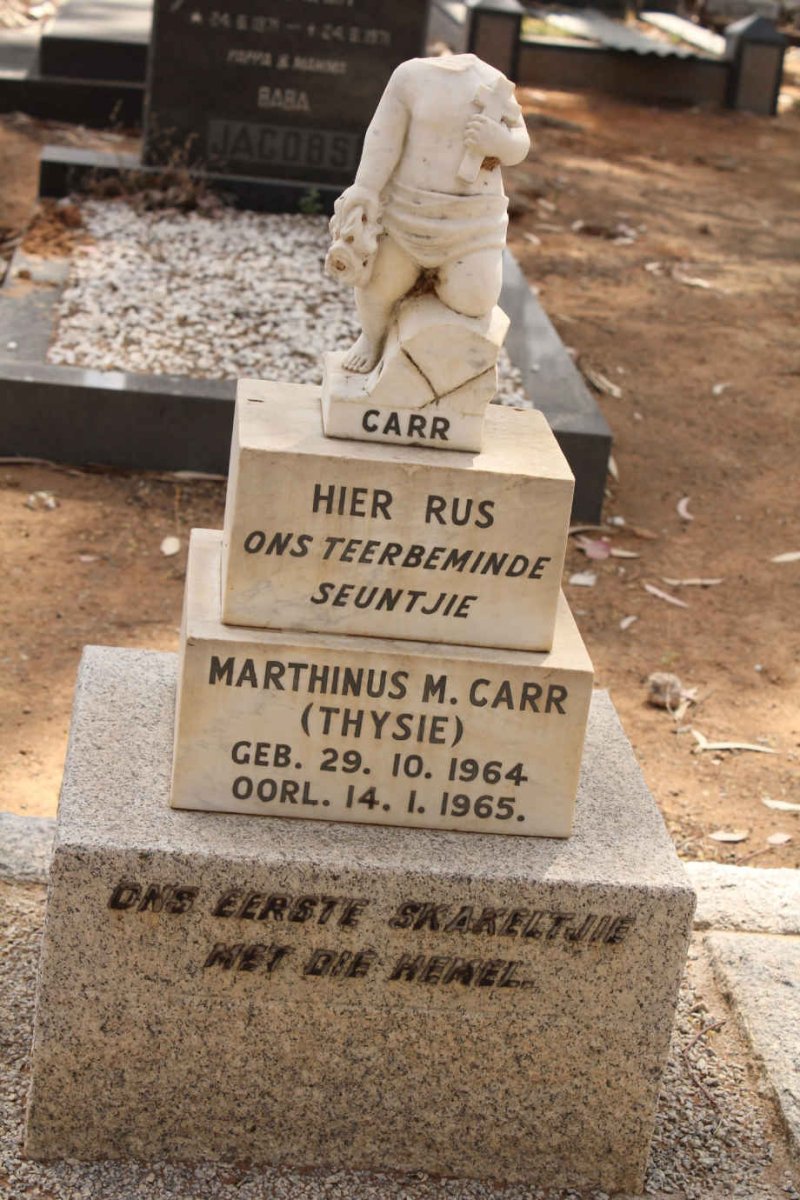 CARR Marthinus M. 1964-1965