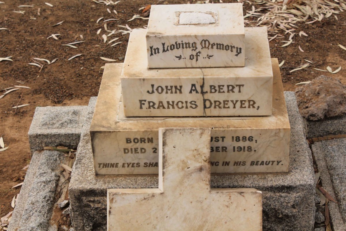 DREYER John Albert Francis 1886-1918