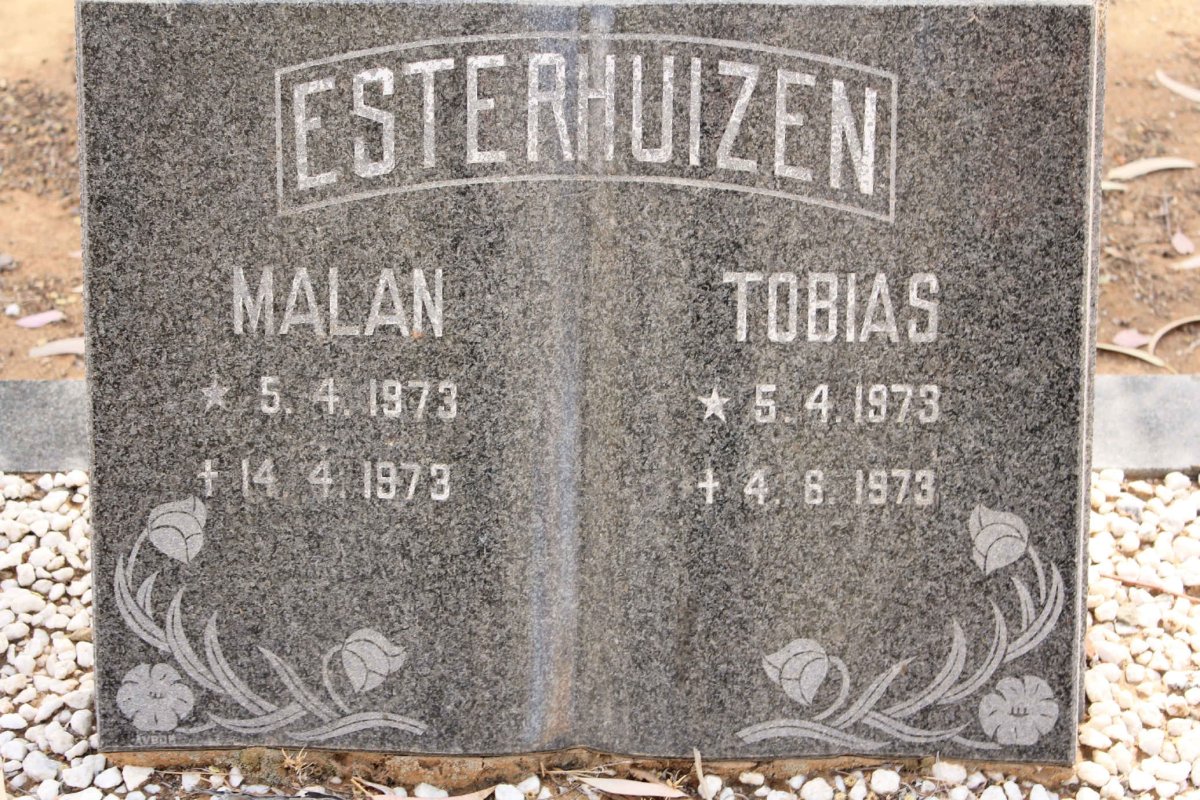 ESTERHUIZEN Malan 1973-1973 :: ESTERHUIZEN Tobias 1973-1973