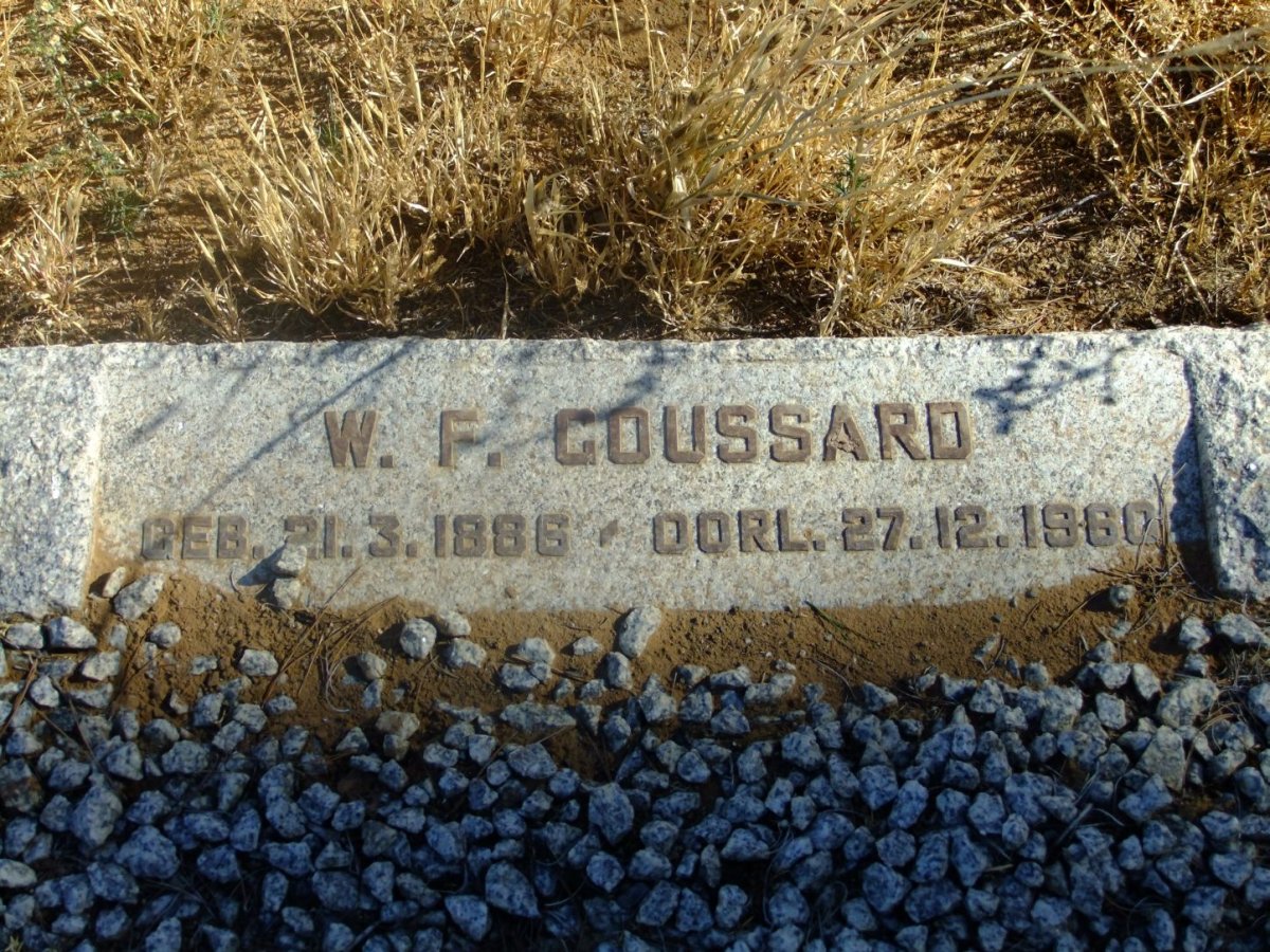 GOUSSARD W.F. 1886-1960