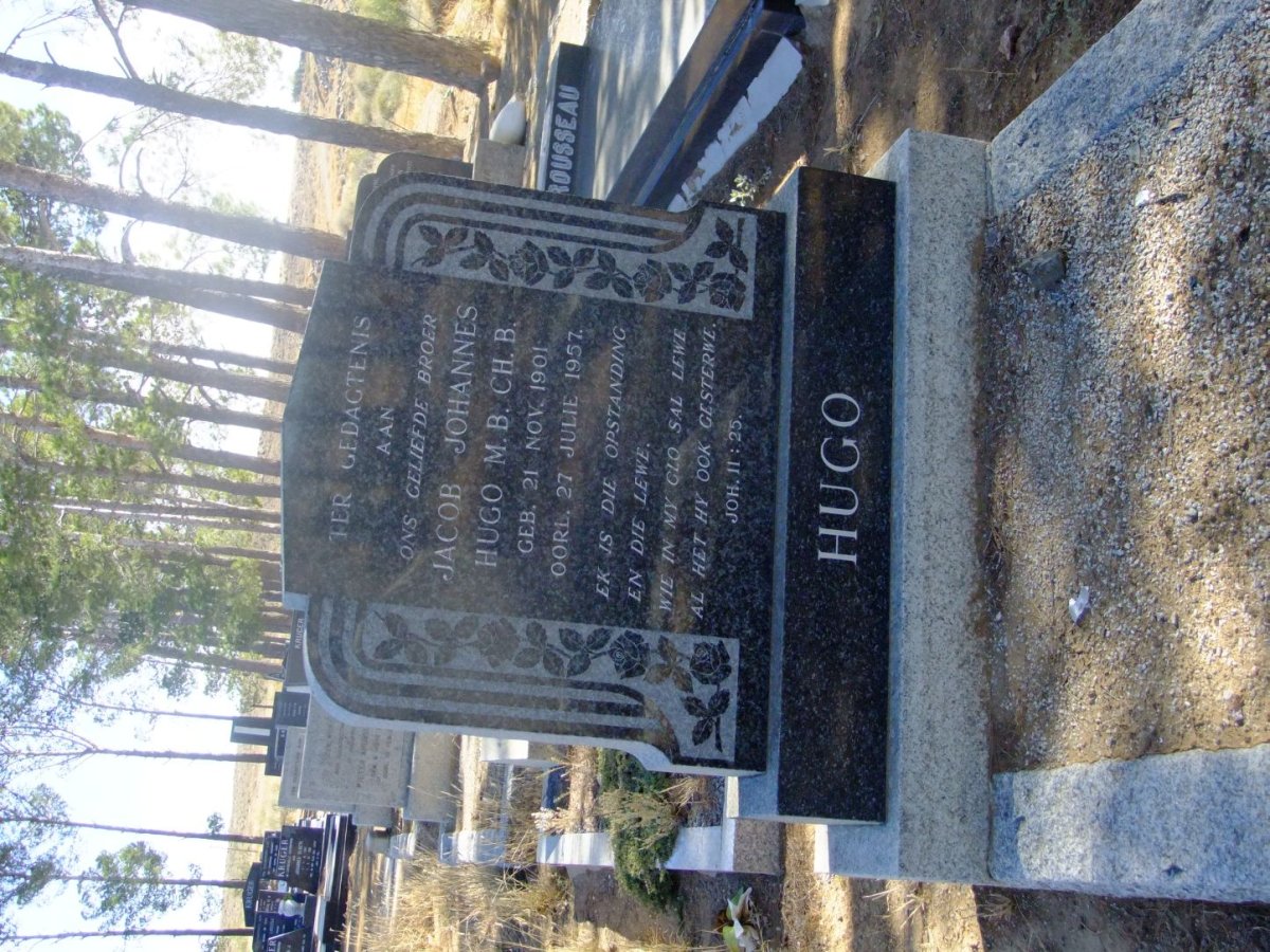 HUGO Jacob Johannes 1901-1957
