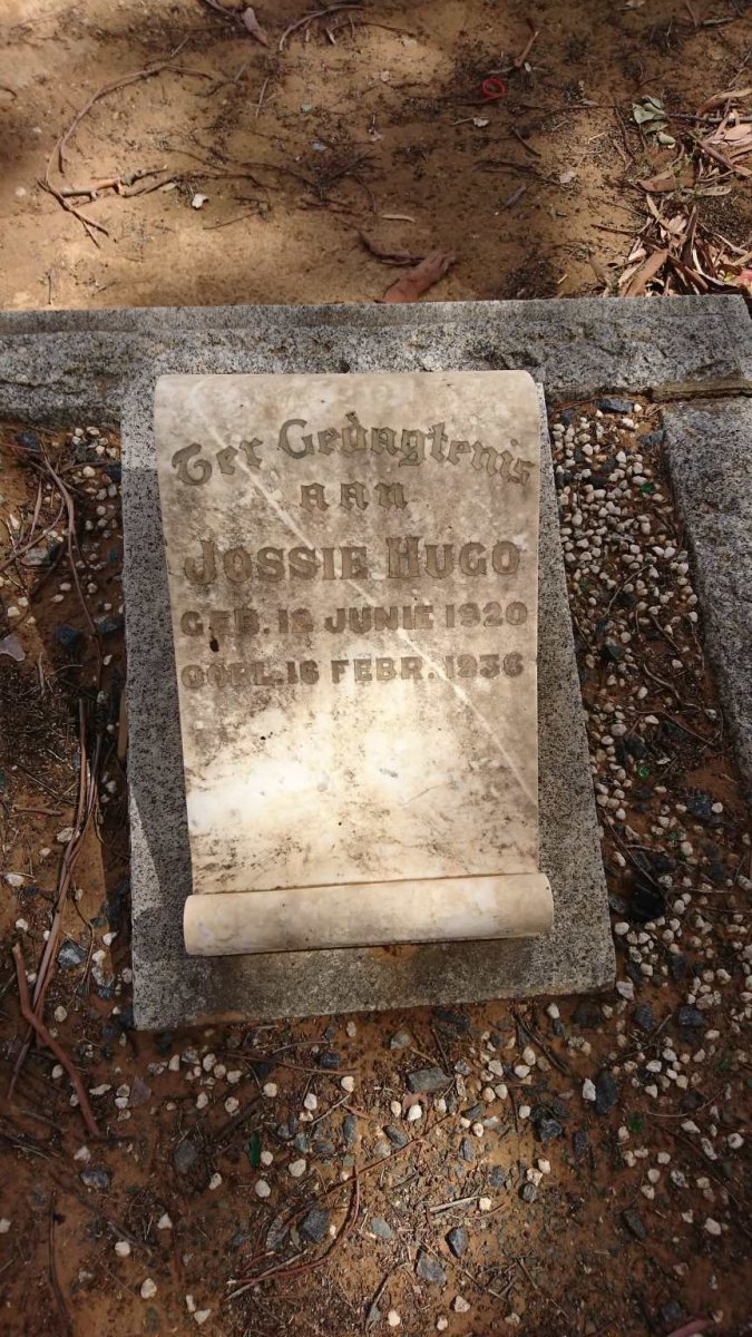 HUGO Jossie 1920-1936