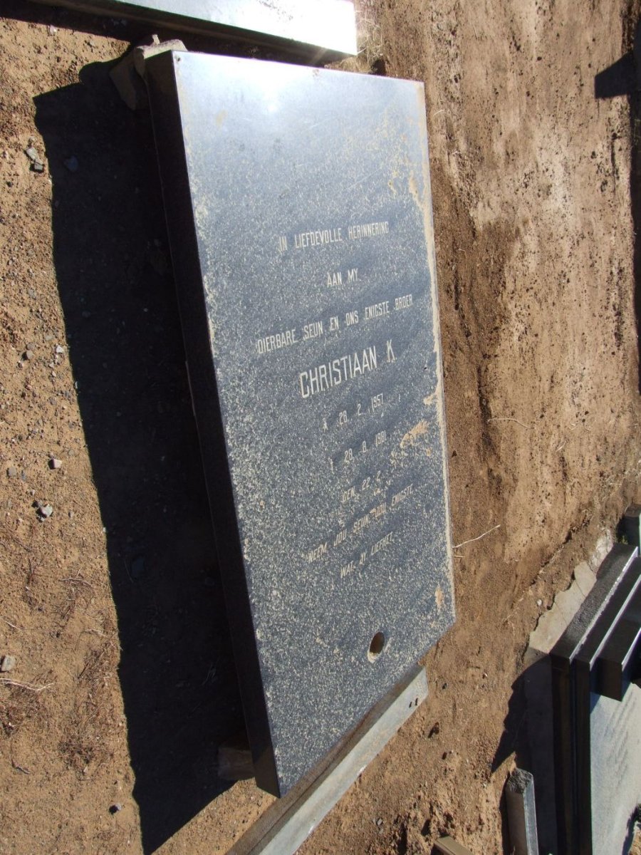 JACOBS Christiaan K. 1957-1981