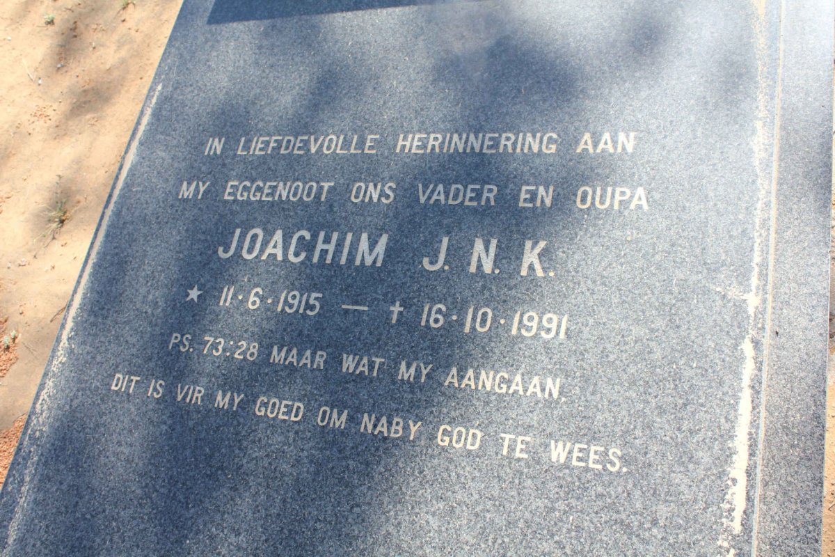 JACOBS Joachim J.N.K. 1915-1991