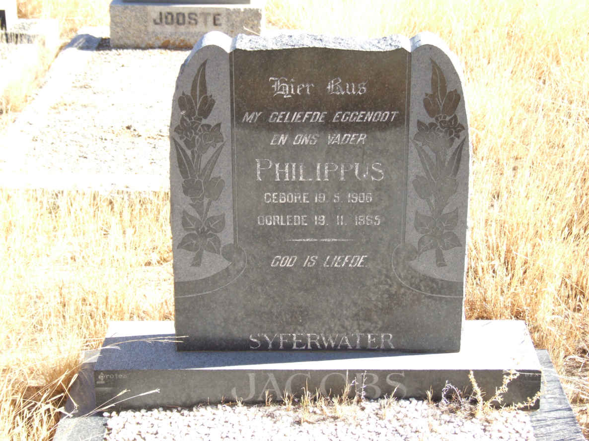 JACOBS Philippus 1906-1965