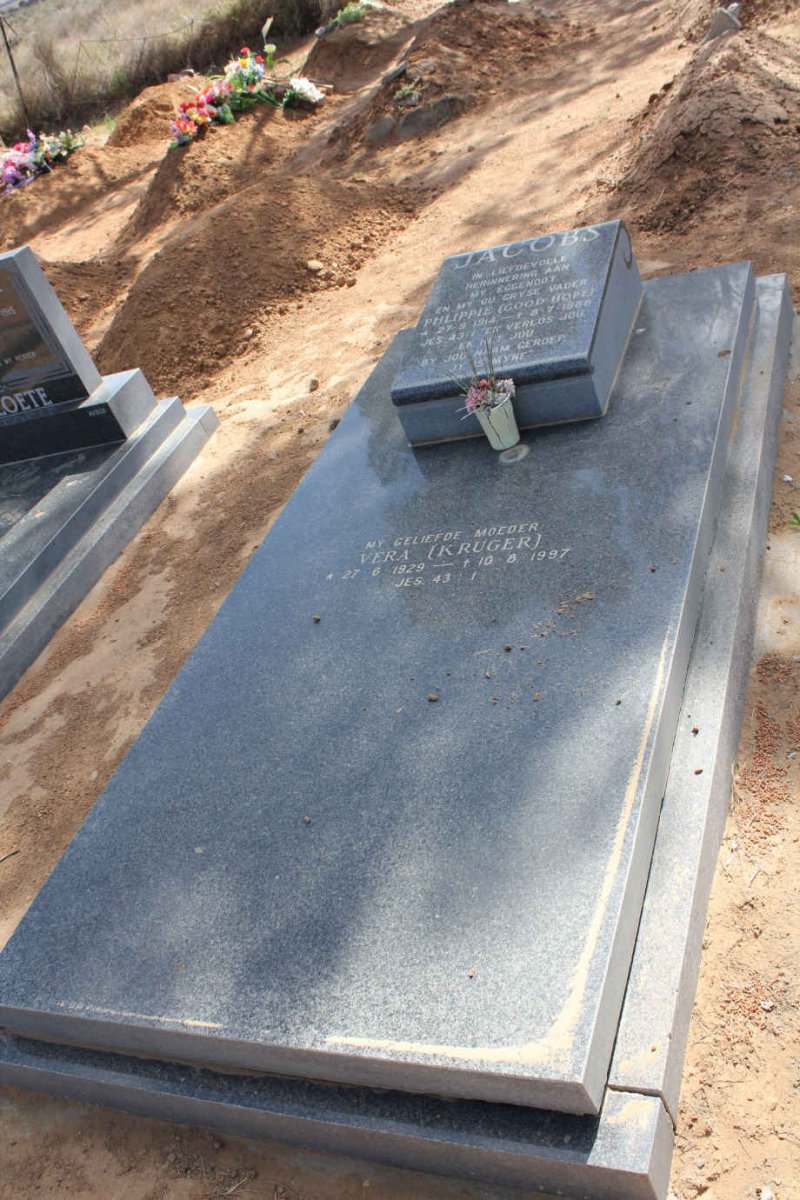 JACOBS Phlippie 1914-1988 &amp; Vera KRUGER 1929-1997