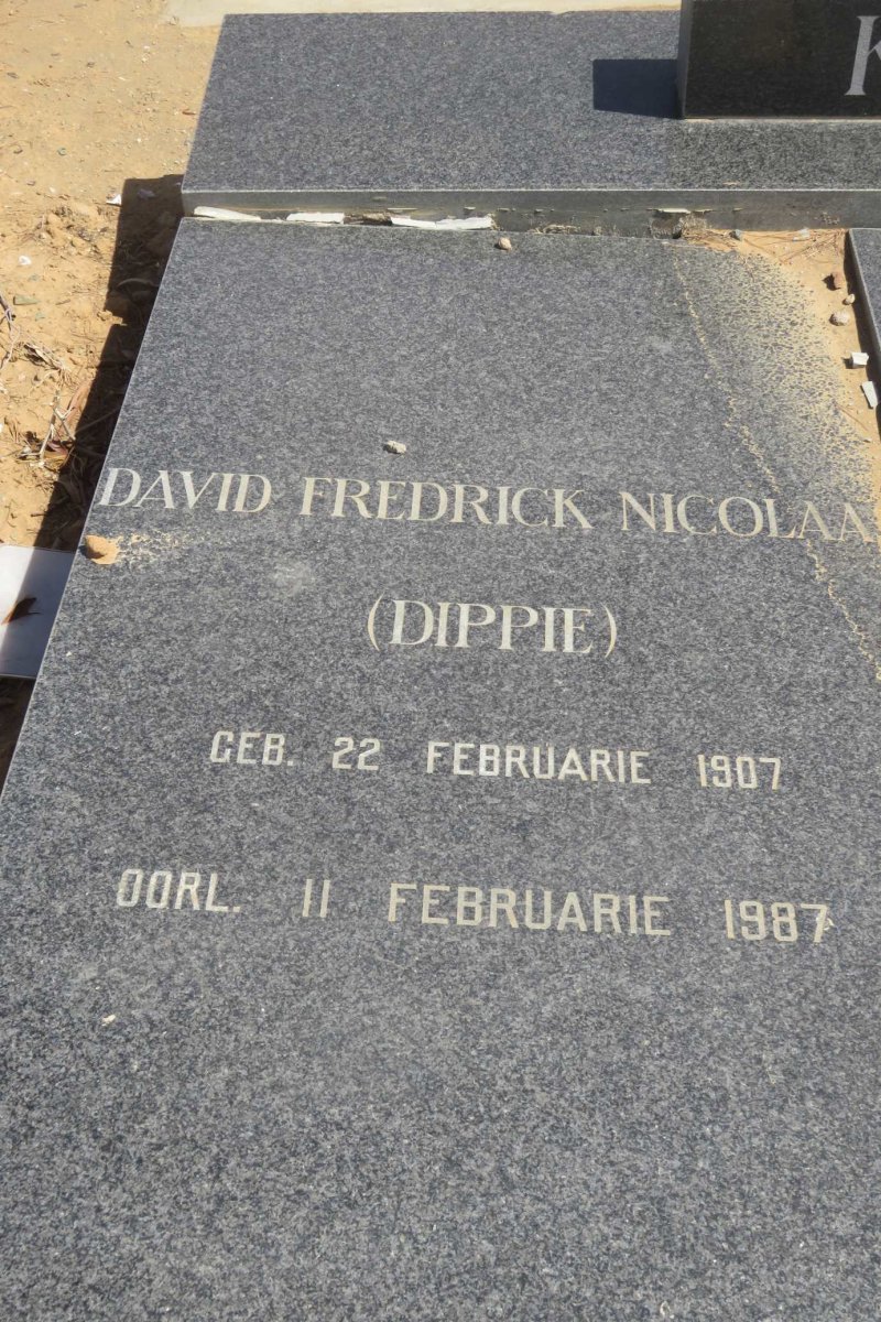 KRUGEL David Fredrick Nicolaas 1907-1987 &amp; Alida Sophia JACOBS 1910-1989