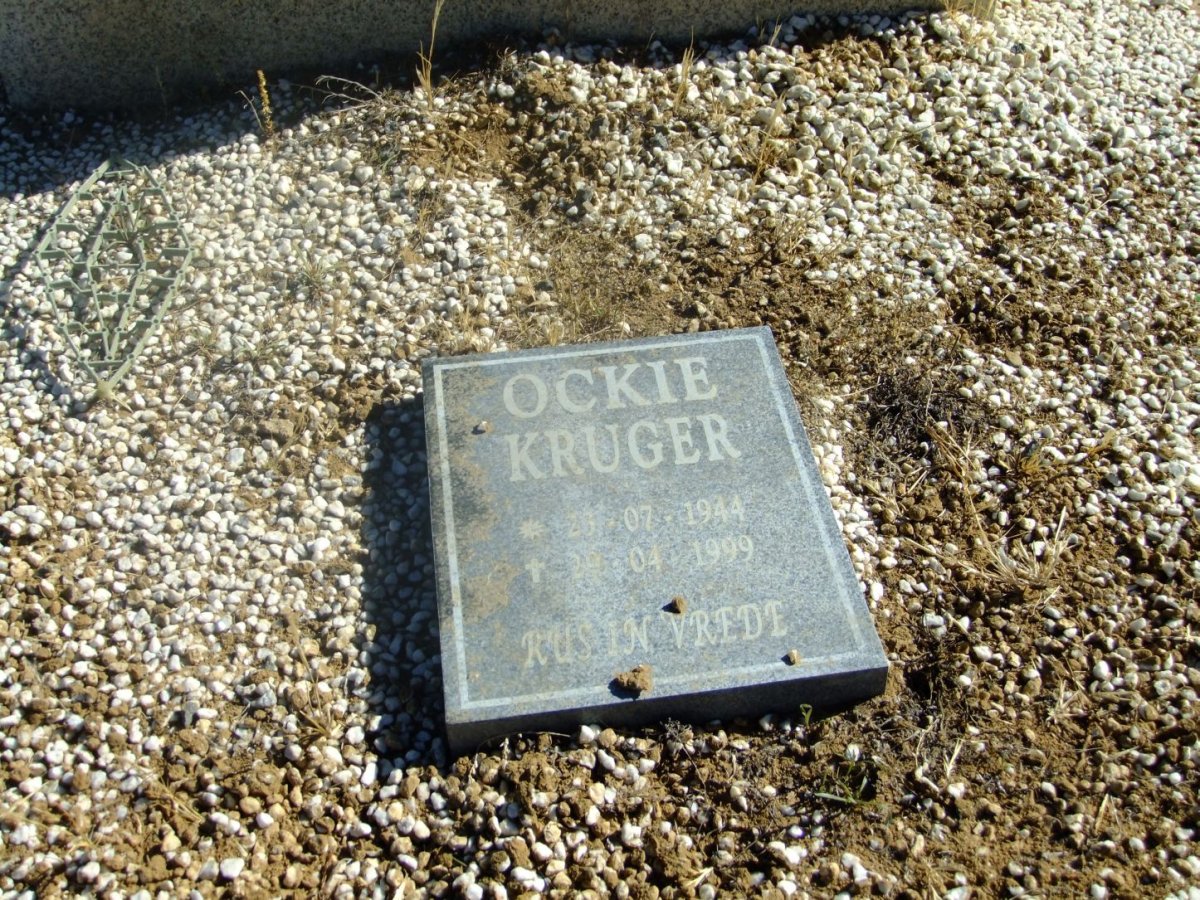 KRUGER Harry 1910-1969 &amp; Catherina E. VERMEULEN 1911-1989 :: KRUGER Ockie 1944-1999