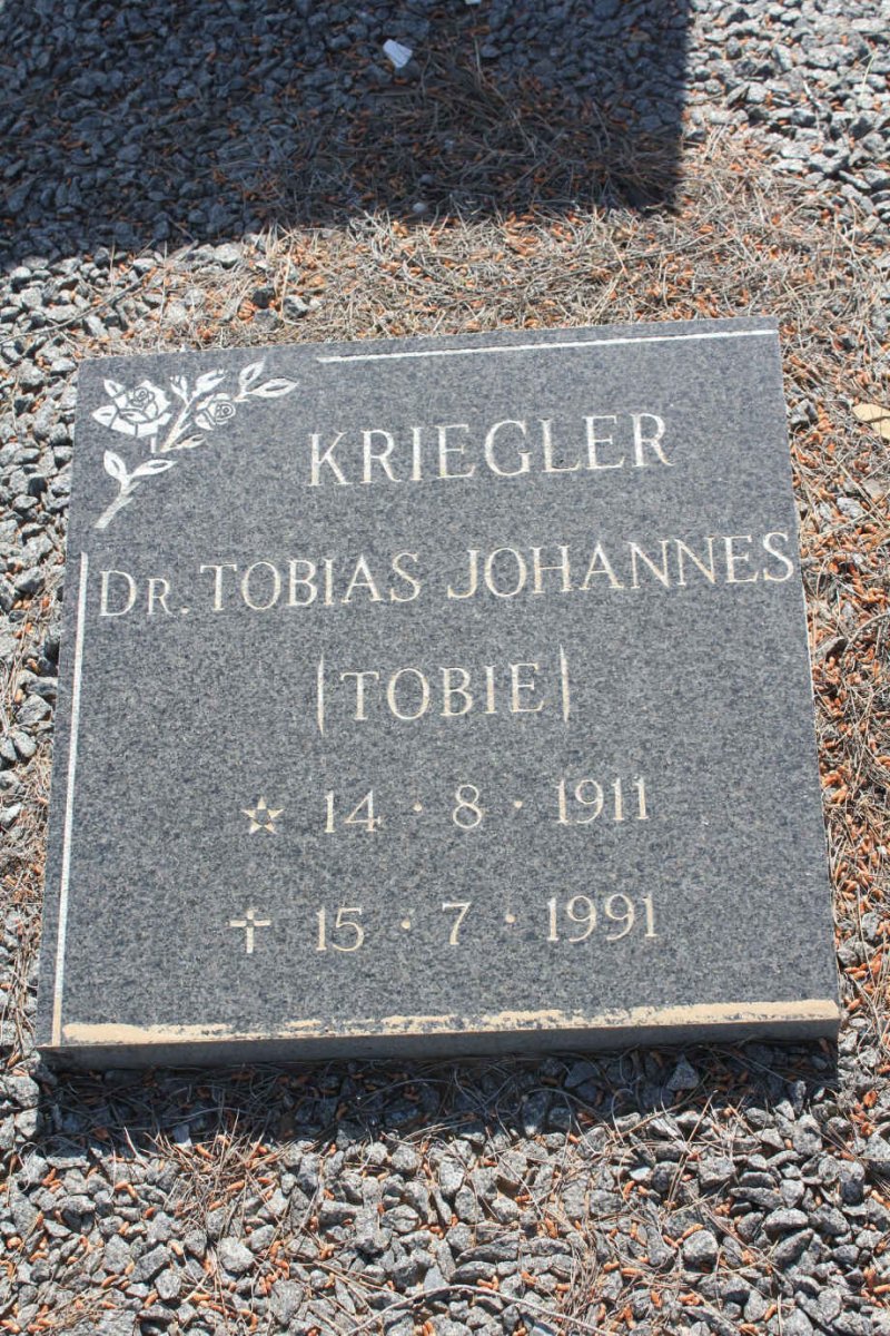 KRIEGLER Tobias Johannes 1911-1991 