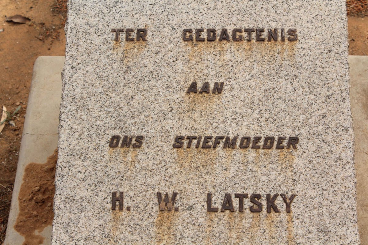 LATSKY H.W.