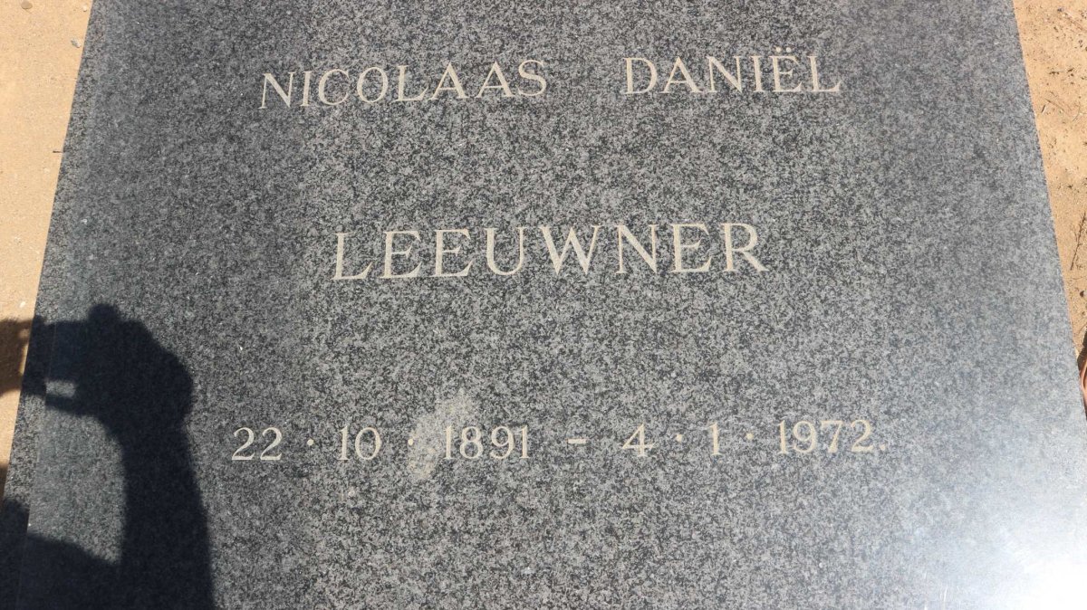 LEEUWNER Nicolaas Daniel 1891-1972