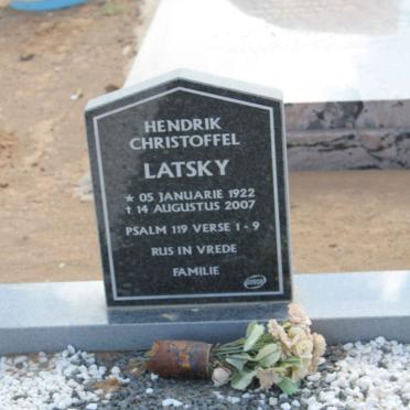 LATSKY Hendrik Christoffel 1922-2007