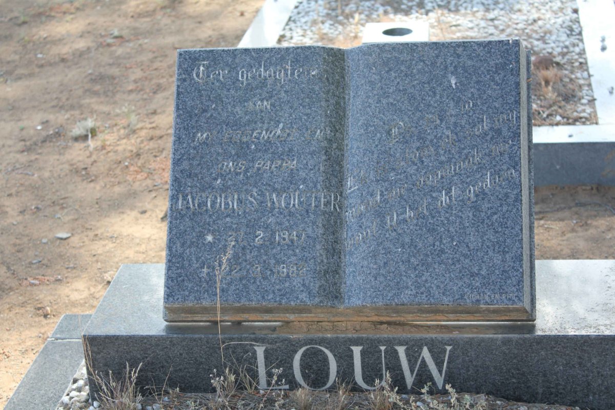 LOUW Jacobus Wouter 1947-1982