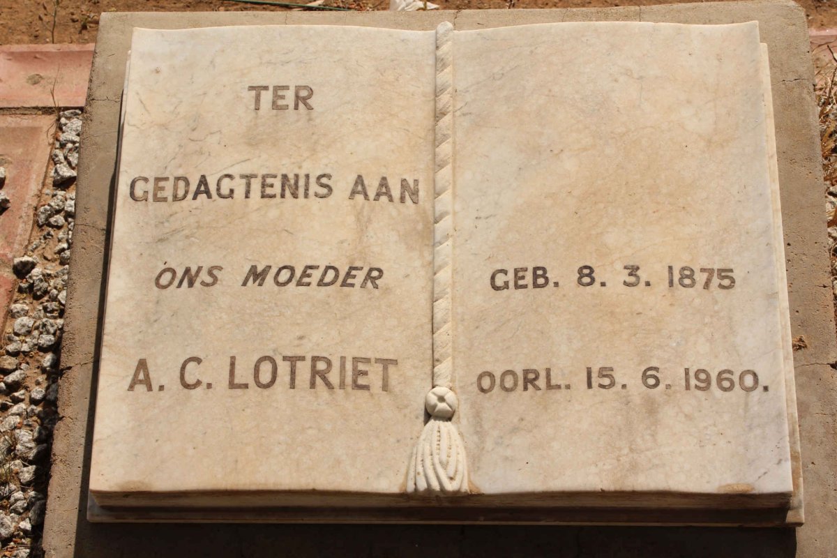 LOTRIET A.C. 1875-1960